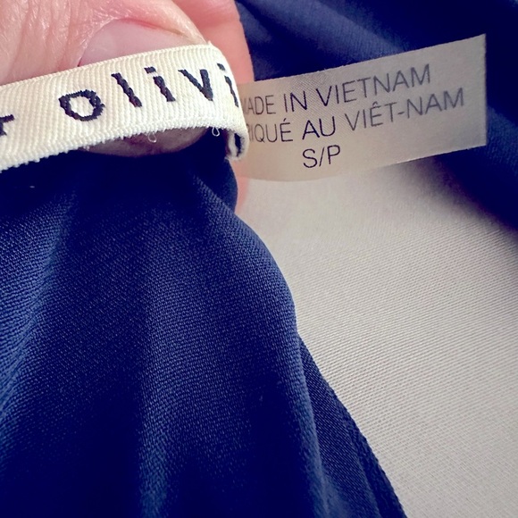 Alice + Olivia Navy Blue Dress - Picture 6 of 7